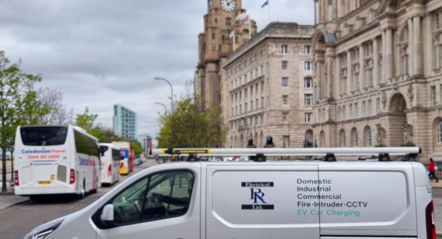 Electrician in Liverpool Picture of Van